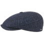 Navy Blue Wool Hatteras Cap - Stetson