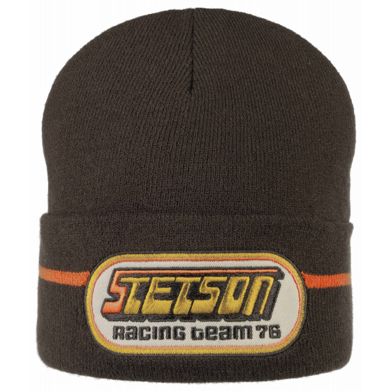 Brown Racing Cuff Beanie - Stetson