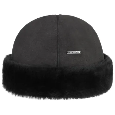 Toque Lamby Fourrure Noire- Stetson  Reference : 8708 | Chapellerie Traclet