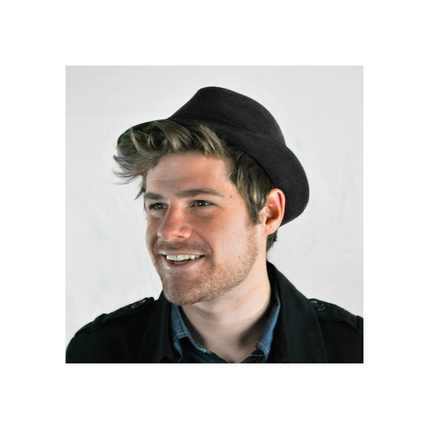 Chapeau velours homme