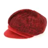 Casquette Gavroche Elorine Noire & Rouge- Mtm Reference : 6895 | Chapellerie Traclet