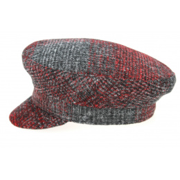 Camaret Anan Cap Red & Charcoal- Traclet