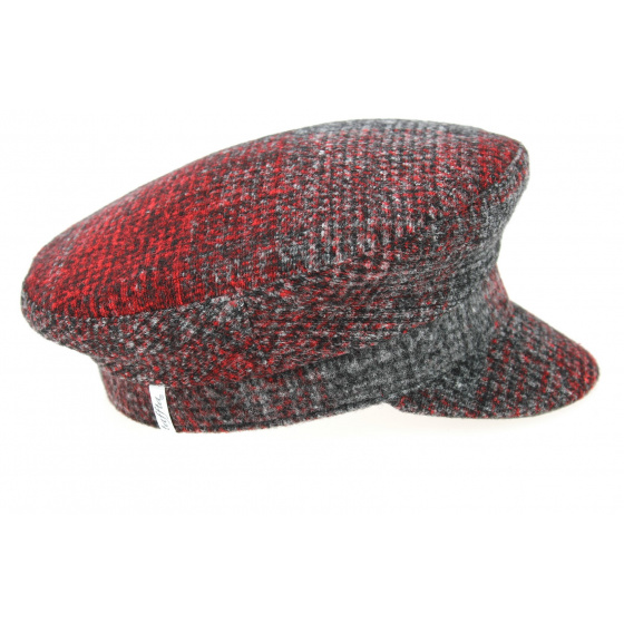 Casquette Camaret Anan Rouge & Anthracite- Traclet 
