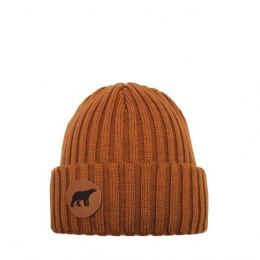 Björn Reverse Cap Merino Wool Cognac- Super Yellow