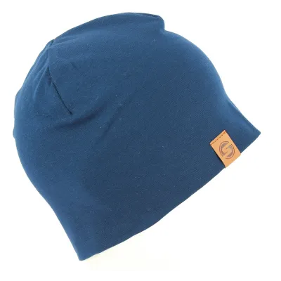 Bonnet Basic Coton Bleu- Super Yellow  Reference : 4042 | Chapellerie Traclet