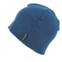 Blue Cotton Basic Beanie - Super Yellow