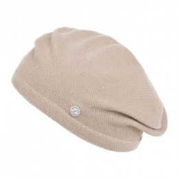 Belza Cotton Greige Beret - Heritage by Laulhère