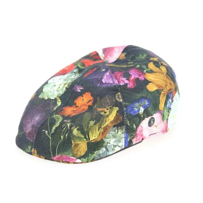 Casquette Bec de Canard Courtrai à Fleurs Coton- City Sport Reference : 6092 | Chapellerie Traclet