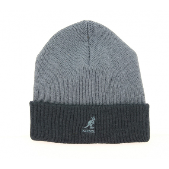 Black & Gray Acrylic Pull-On Beanie - Kangol