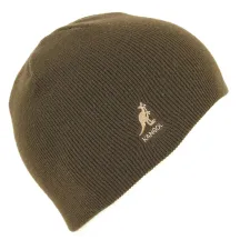 Short Acrylic Pull-On Cuffless Brown Beanie - Kangol Reference: 454 | Traclet Hat Shop