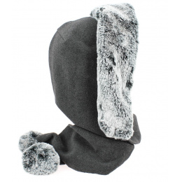 Capuche Norell Polaire Anthracite - Traclet