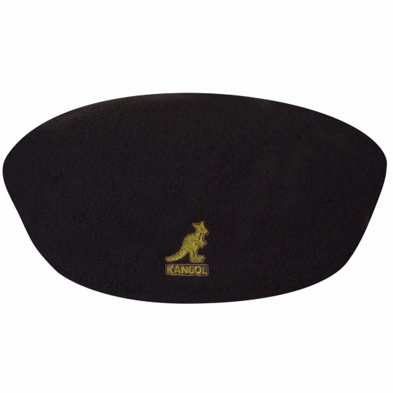 Casquette Plate 504 Marron Laine Kangol