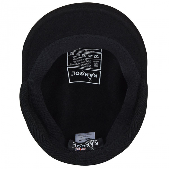 Casquette Cache-Oreilles Noire - Kangol