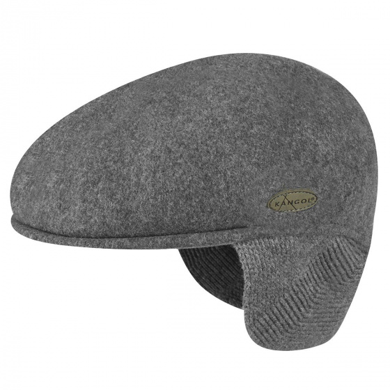 Anthracite Ear Flap Cap - Kangol