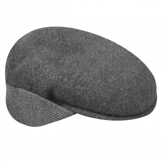 Anthracite Ear Flap Cap - Kangol Anthracite Ear Flap Cap - Kangol