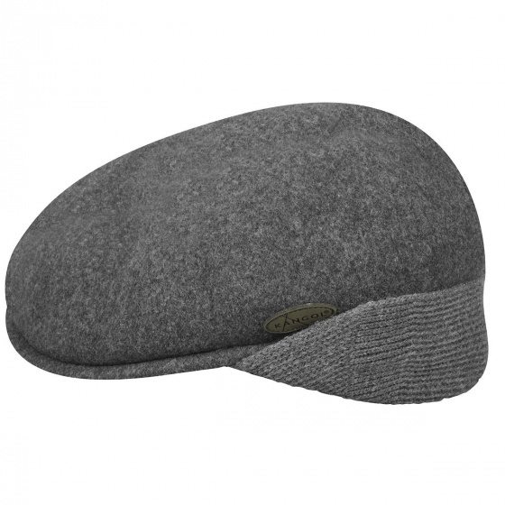 Anthracite Ear Flap Cap - Kangol Anthracite Ear Flap Cap - Kangol