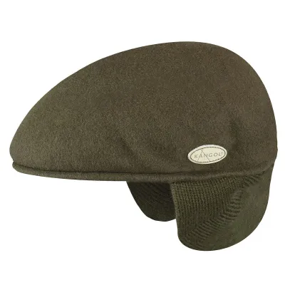 Khaki ear-flap cap - Kangol  Reference : 4147 | Traclet Hat Shop