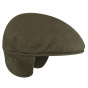 Khaki Ear-Flap Cap - Kangol