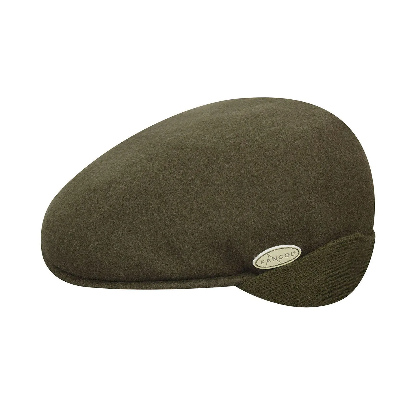 Casquette cache-oreilles kaki - Kangol  Reference : 4147 | Chapellerie Traclet