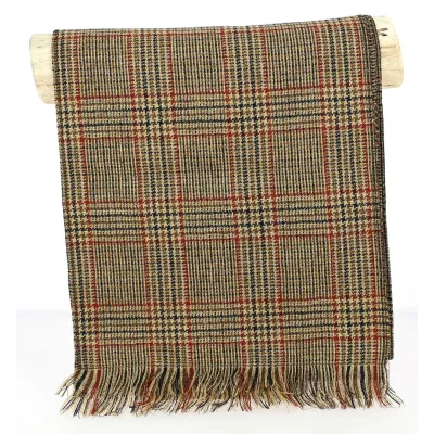 English Plaid Wool & Cashmere Scarf - City Sport  Reference: 2760 | Chapellerie Traclet