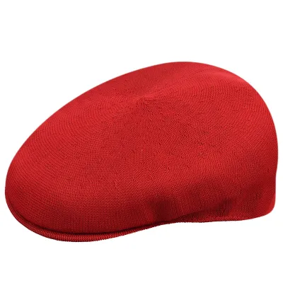 Red Tropic 504 Flat Cap - Kangol Reference: 3536 | Traclet Hat Shop