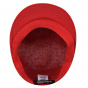 Red Tropic 504 Flat Cap - Kangol