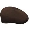 casquette plate kangol tropic 504 - marron Reference : 3537 | Chapellerie Traclet