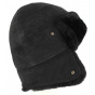 Black Cossack Sheepskin Toque / Hat - Traclet