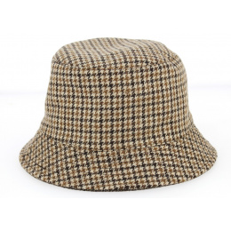 Reversible Brown Wool Goch Bucket Hat - Traclet