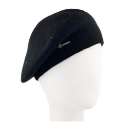 Béret Femme Louise Noir- Herman