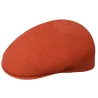 Casquette Plate 504 Laine Orange- Kangol  Reference : 1980 | Chapellerie Traclet