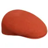 Casquette Plate 504 Laine Orange- Kangol  Reference : 1980 | Chapellerie Traclet