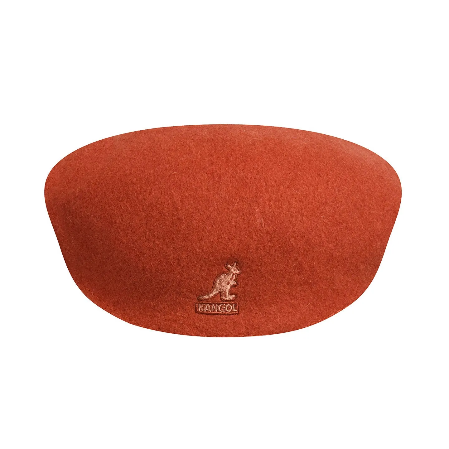Casquette Plate 504 Laine Orange- Kangol  Reference : 1980 | Chapellerie Traclet