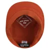Wool 504 Flat Cap Orange - Kangol Reference: 1980 | Traclet Hat Shop