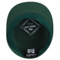 Dark Green Wool 504 Flat Cap - Kangol