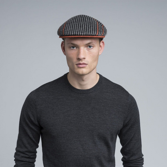 Switchboard 504 Flat Cap Orange & Grey - Kangol Switchboard 504 Flat Cap Orange & Grey - Kangol