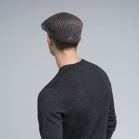 Switchboard 504 Flat Cap Orange & Grey - Kangol Switchboard 504 Flat Cap Orange & Grey - Kangol