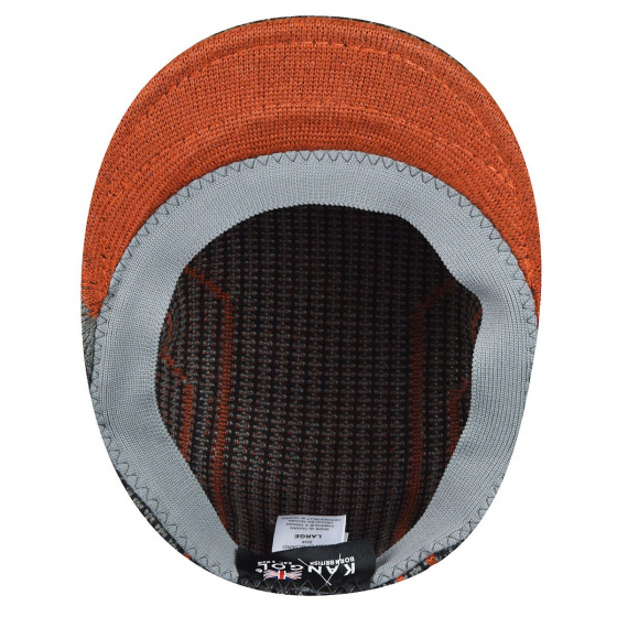 Switchboard 504 Flat Cap Orange & Grey - Kangol Switchboard 504 Flat Cap Orange & Grey - Kangol