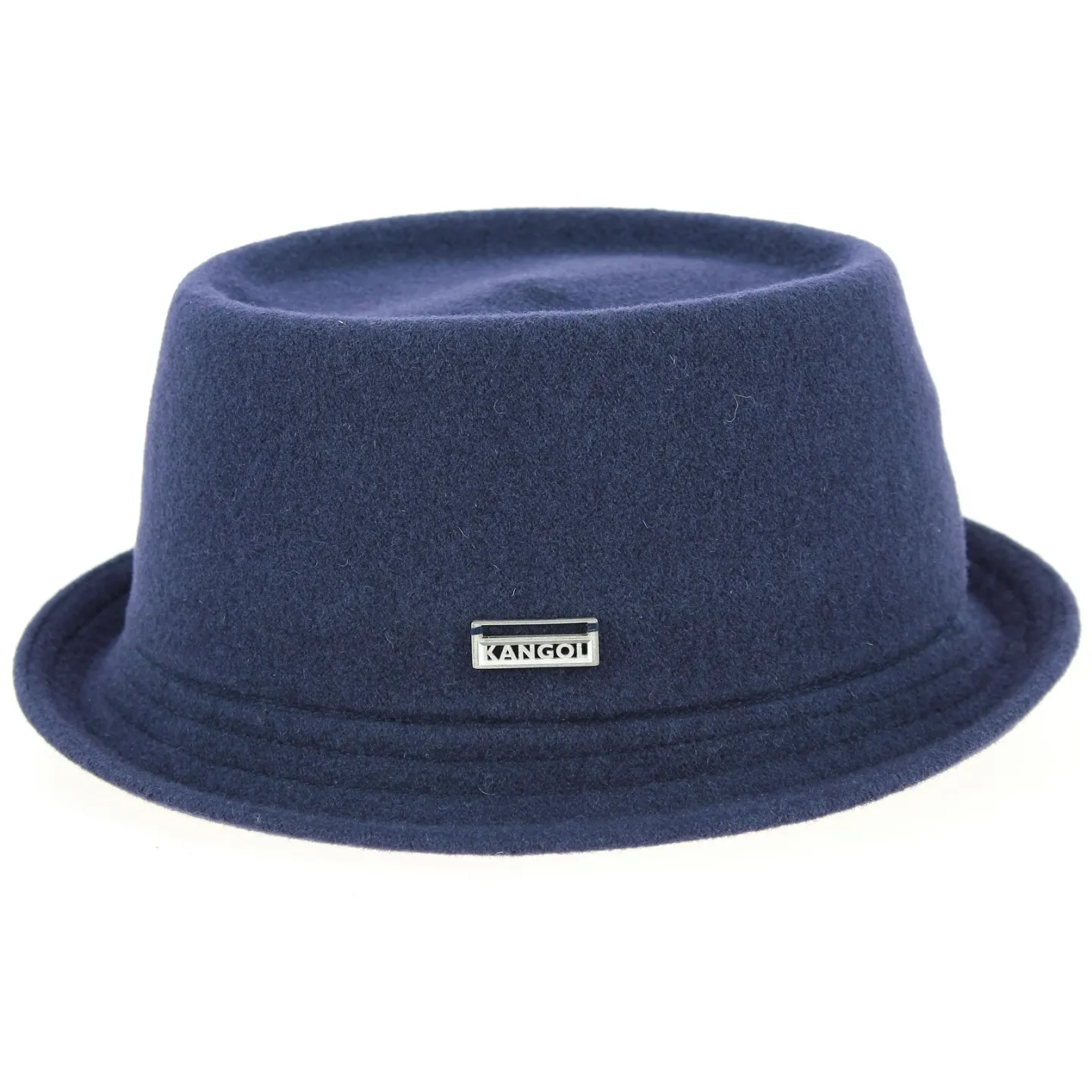 Chapeau PorkPie Wool Mowbray Bleu Marine- Kangol Reference : 9057 | Chapellerie Traclet