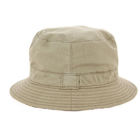 Reversible Catane Beige Bucket Hat - Traclet