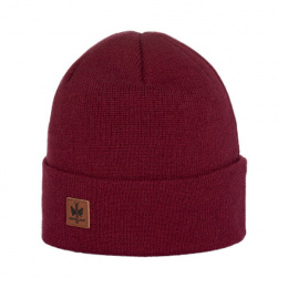 Dulce Burgundy Cuffed Beanie - Pipolaki