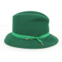 Fedora Hat Wool Felt Tessa Green- Marzi