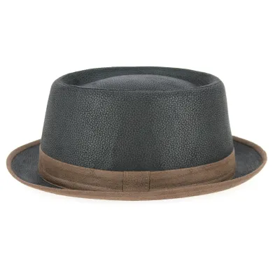 Chapeau Porkpie Tapani Marron- Maronera Raffaele Reference : 5219 | Chapellerie Traclet