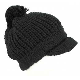 Valestra Wool & Alpaca Cap Black-Traclet