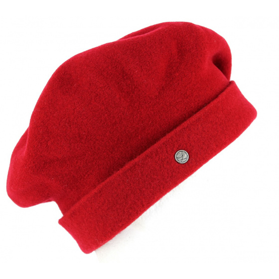 Fleurine Merino Wool Beret Passion- Heritage Laulhère