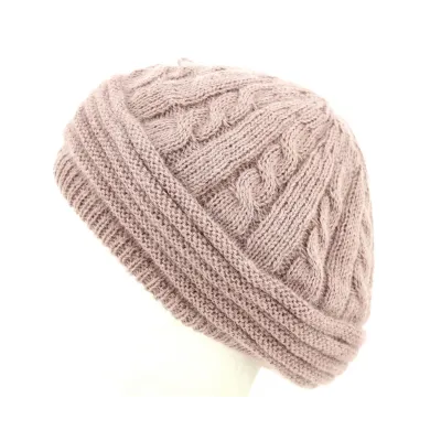 Béret Baroni Angora & Laine Rose- Traclet  Reference : 96 | Chapellerie Traclet