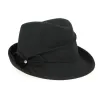 Black Wool Felt Trilby Hat Maciano - Traclet Reference: 2562 | Traclet Hatters