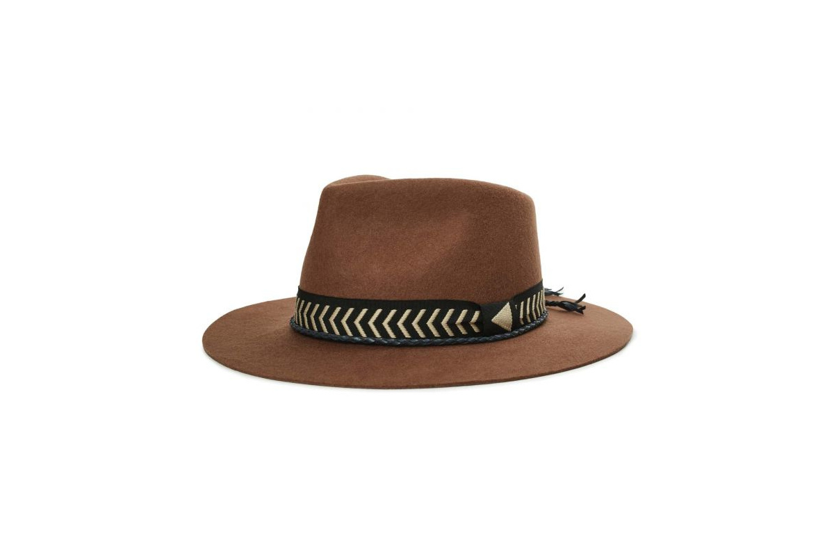 Chapeau Fedora Marron 100% Laine Feutrée - Gamble & Gunn, Style Vintage, Neuf Avec étiquette