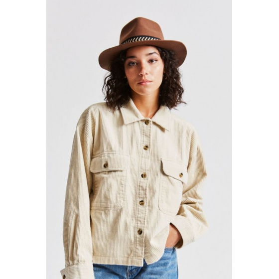 Chapeau Fédora Venice Feutre Laine Marron - Brixton