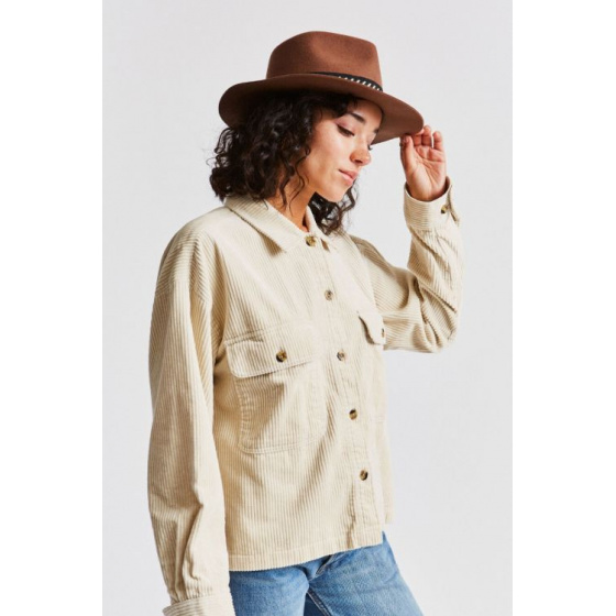 Venice Wool Felt Fedora Hat Brown - Brixton